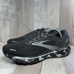 Brooks Ghost 14 Men's Size 11 Running Shoes Athletic Sneakers Black Gray Camo
